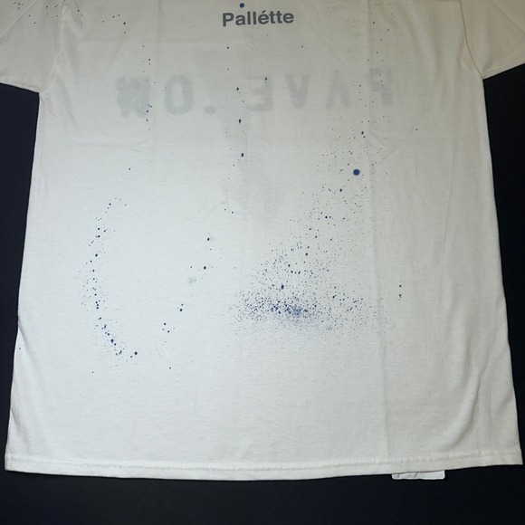 Pallette Pavelow Champion T-Shirt Mens L Lightning Bolt White Essentials 18-19 - Picture 7 of 13